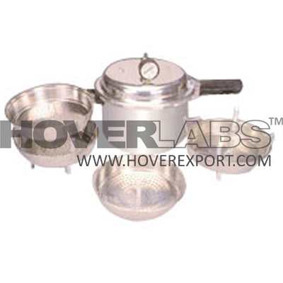Sterilizer Pressure Cooker Type 9 Ltr. With Rack