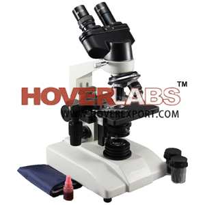 HOVERLABS PATHOLOGICAL DOCTOR COMPOUND BINOCULAR MICROSCOPE, 40X-1500X MAG., LED ILLUMINATION