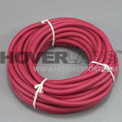 Rubber Tubing- Diameter 5mm Extra SOFT PINK Color for use in burette clips, Roll of 10 metres- Reddish Colour