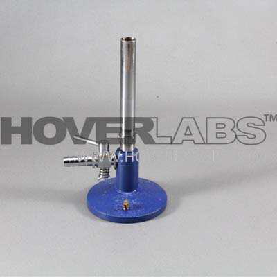 Bunsen burner with a Gas Regulator (Stop Cock), Brass Pipe