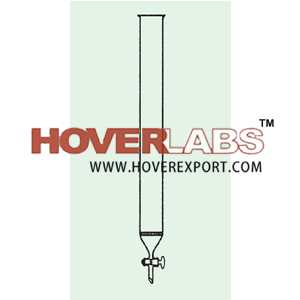 Chromatography Columns  With Integral sintered disc and with stopcock
