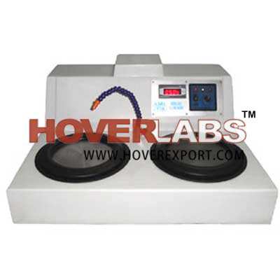 TABLE TOP DOUBLE DISK VARIABLE SPEED METALLURGICAL POLISHER/GRINDER