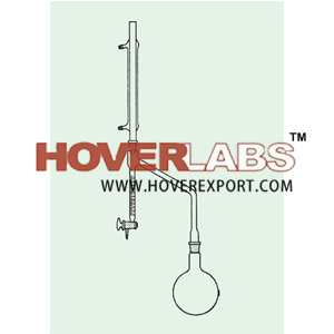 Assemblies Moisture - Water Estimation ( DEAN & STARK),  Light Entrainer, with stopcock