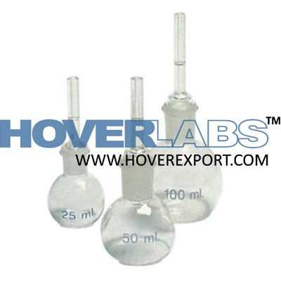 Density bottle (borosilicate glass) with stopper (specific gravity bottle)