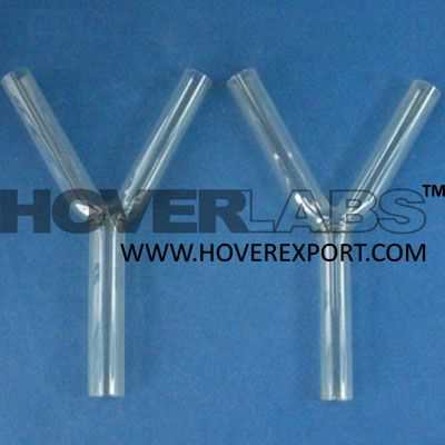 Y -shaped glass tube
